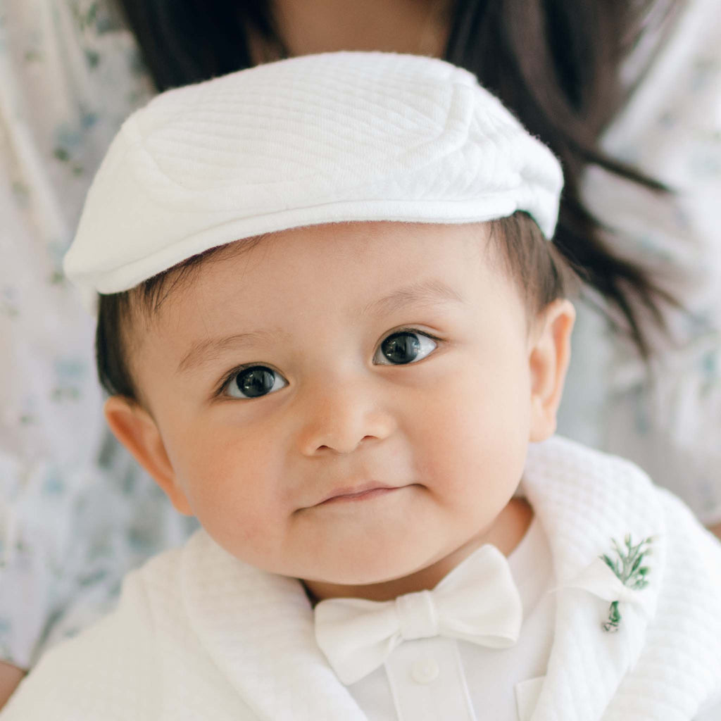Boys Christening Hat Elijah Newsboy Cap –