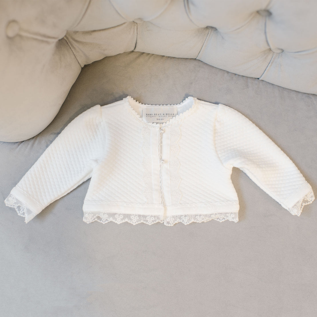 Grace Quilted Cotton Sweater