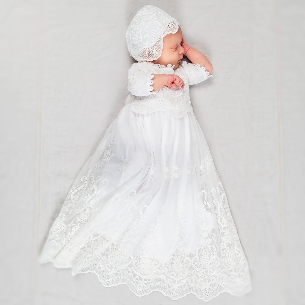 Eliza Newborn Blessing Gown - 