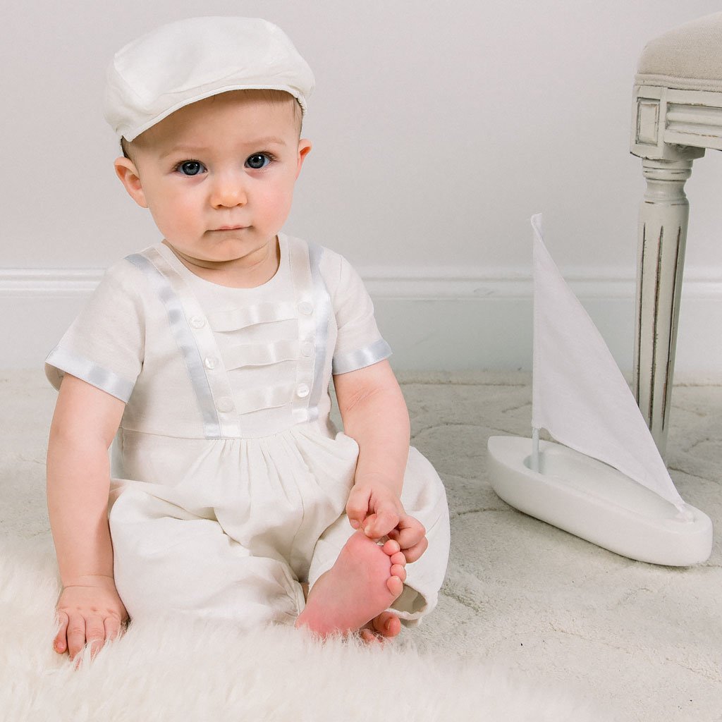Boys Baptism Jumpsuit Owen