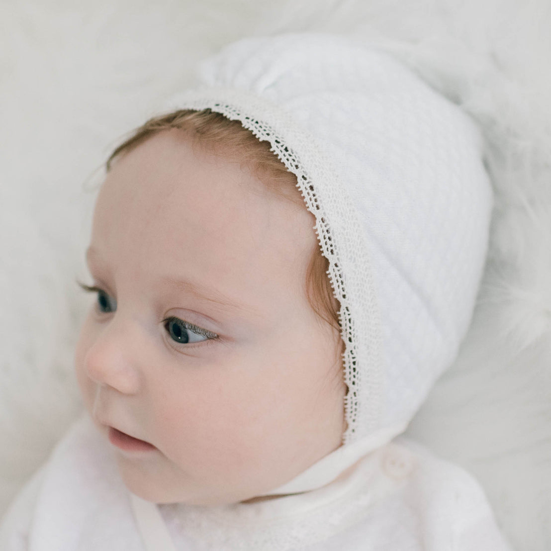 Hailey quilted cotton bonnet