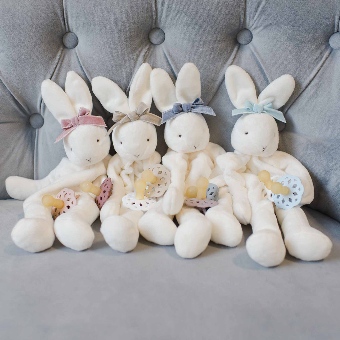 Emily Silly Bunny Buddy | Pacifier Holder