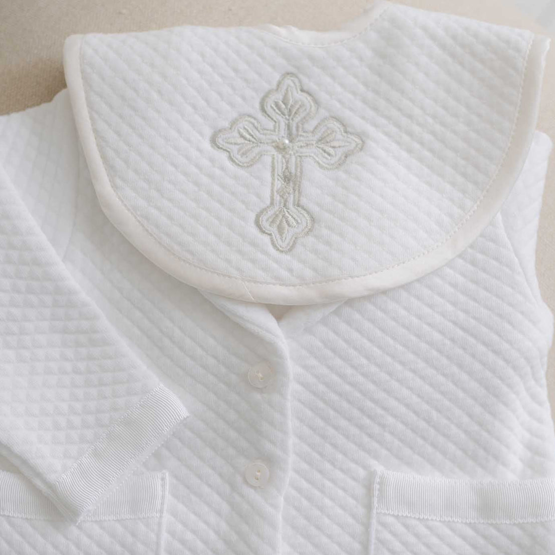 Elijah Christening Bib