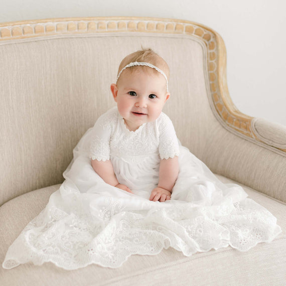 Forum Heirloom Sewing and Embroidery Baptism Gown | Oliver + S