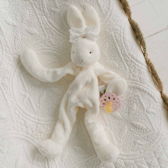 Emma Silly Bunny Buddy | Pacifier Holder
