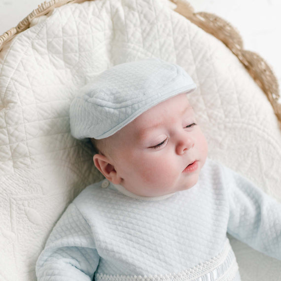 Ethan Quilted Newsboy Cap