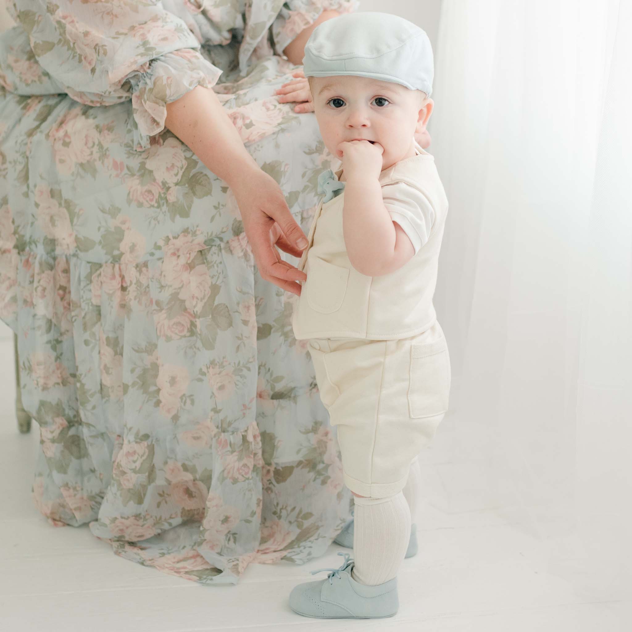 Ezra Powder Blue 4-Piece Suit 2-3T / Pants Ezra Powder Blue 4-Piece Suit 2-3T / Pants
