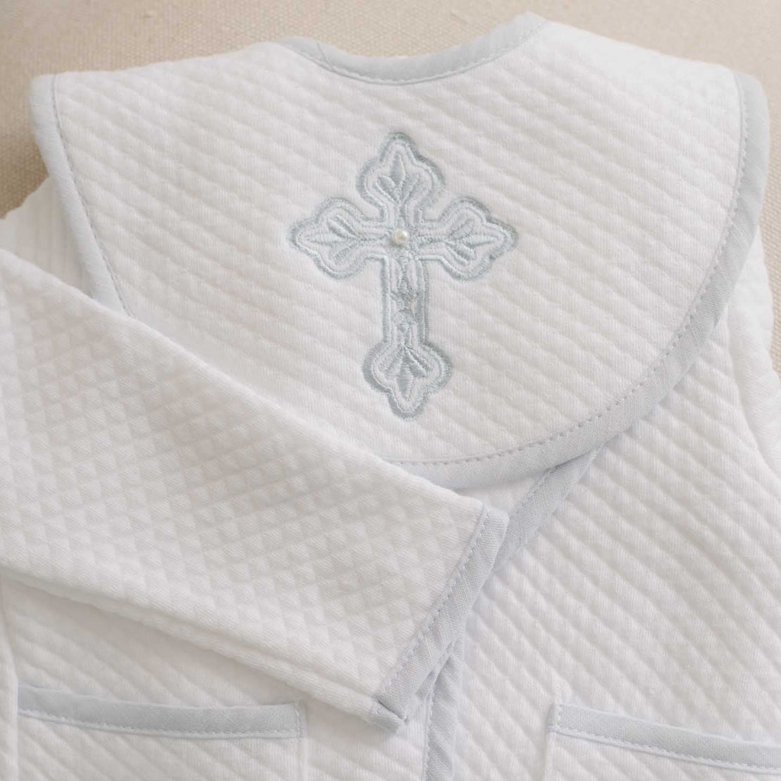 Harrison Christening Bib