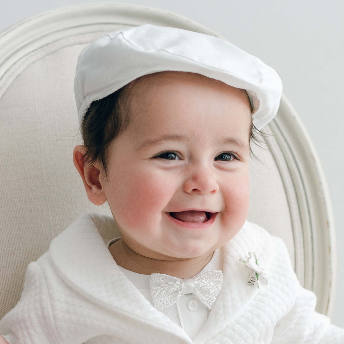 Oscar Linen Newsboy Cap
