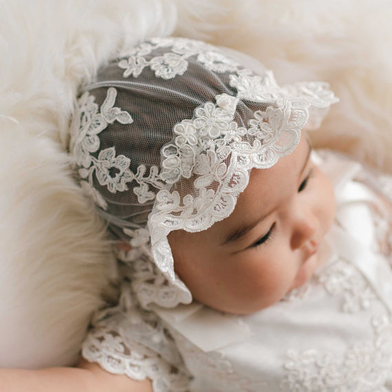 Penelope Lace Bonnet