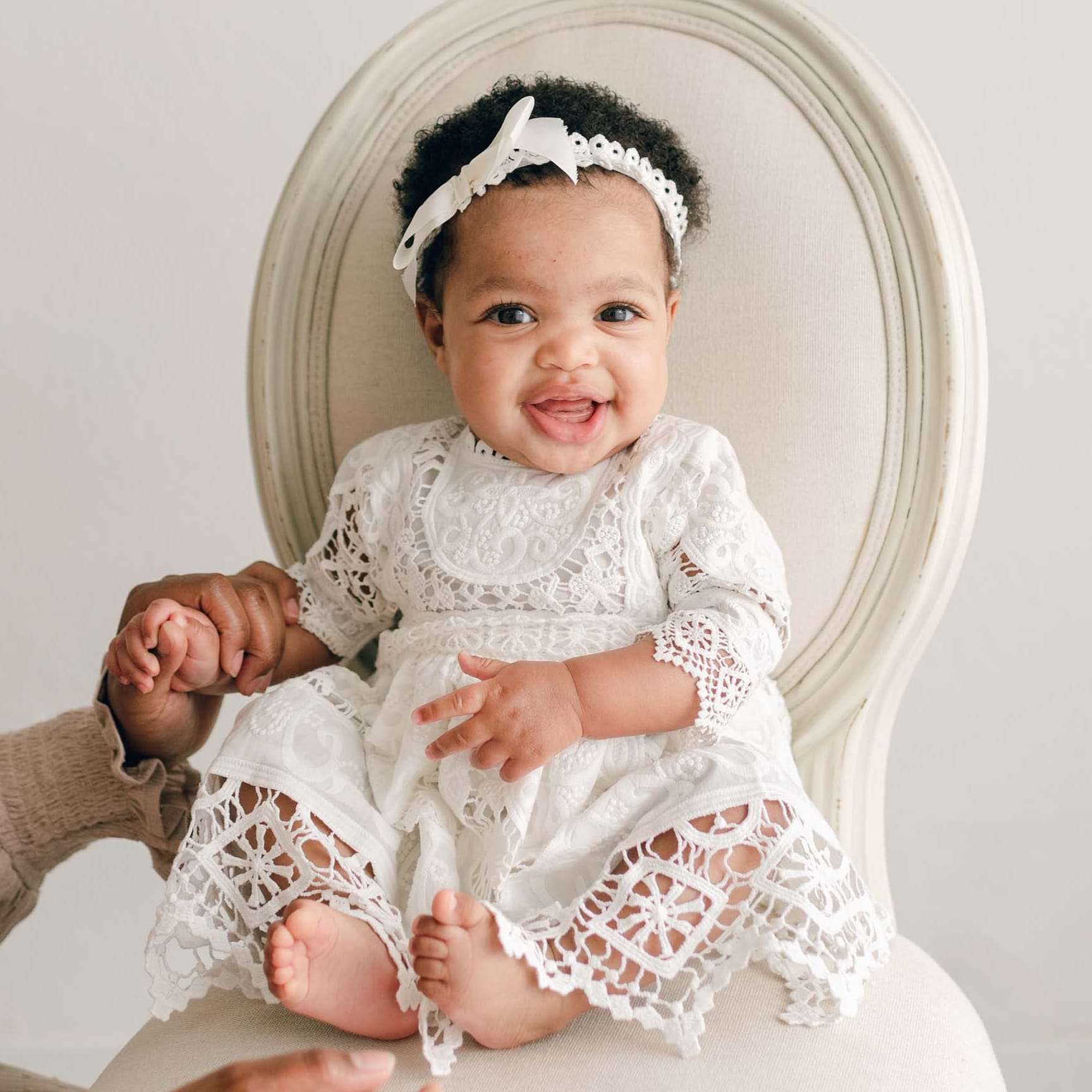 Girls Lace Baptism Dress