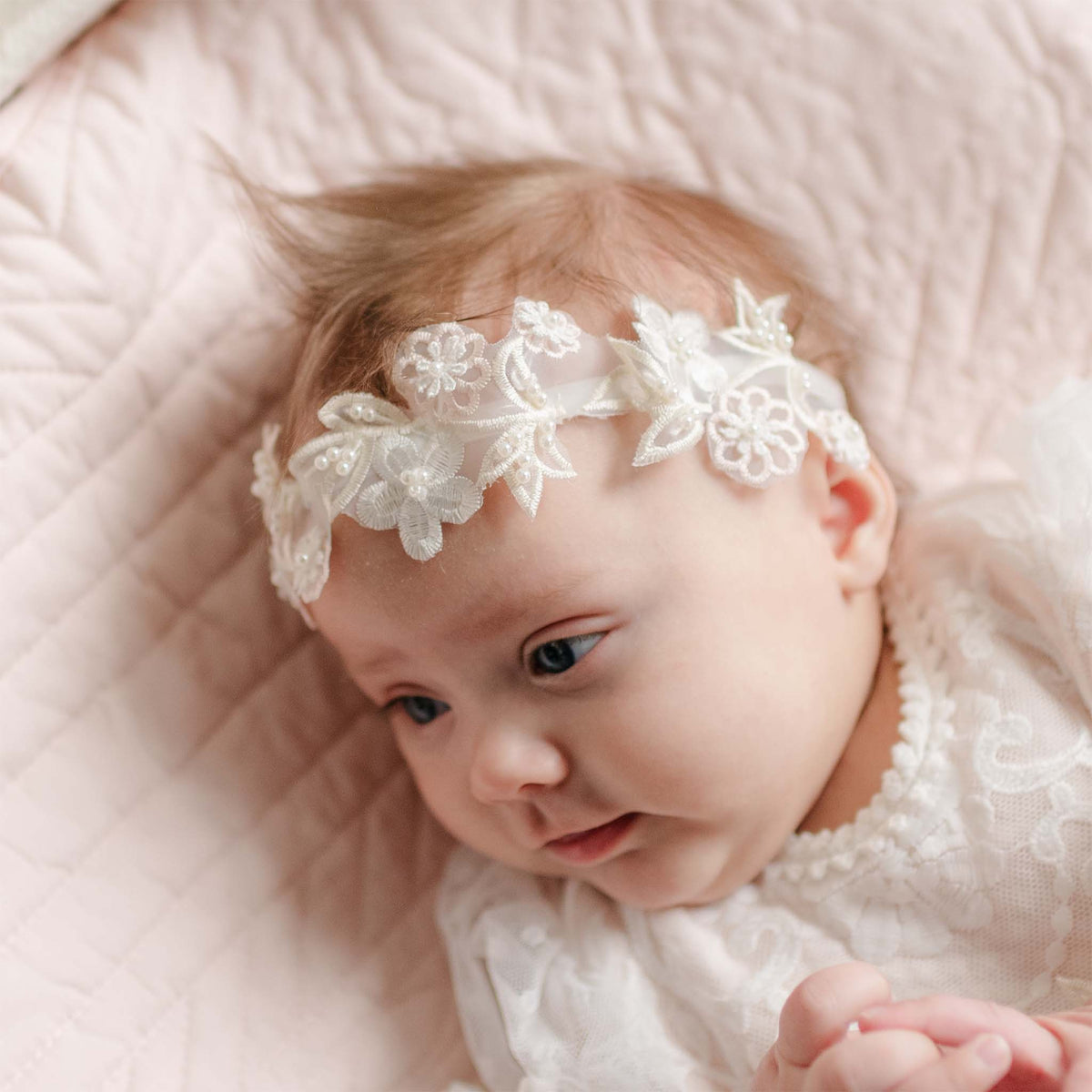 Harper Beaded Flower Headband