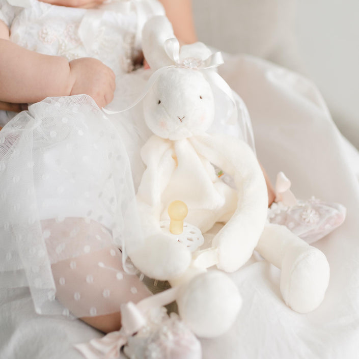 Harper Silly Bunny Buddy | Pacifier Holder