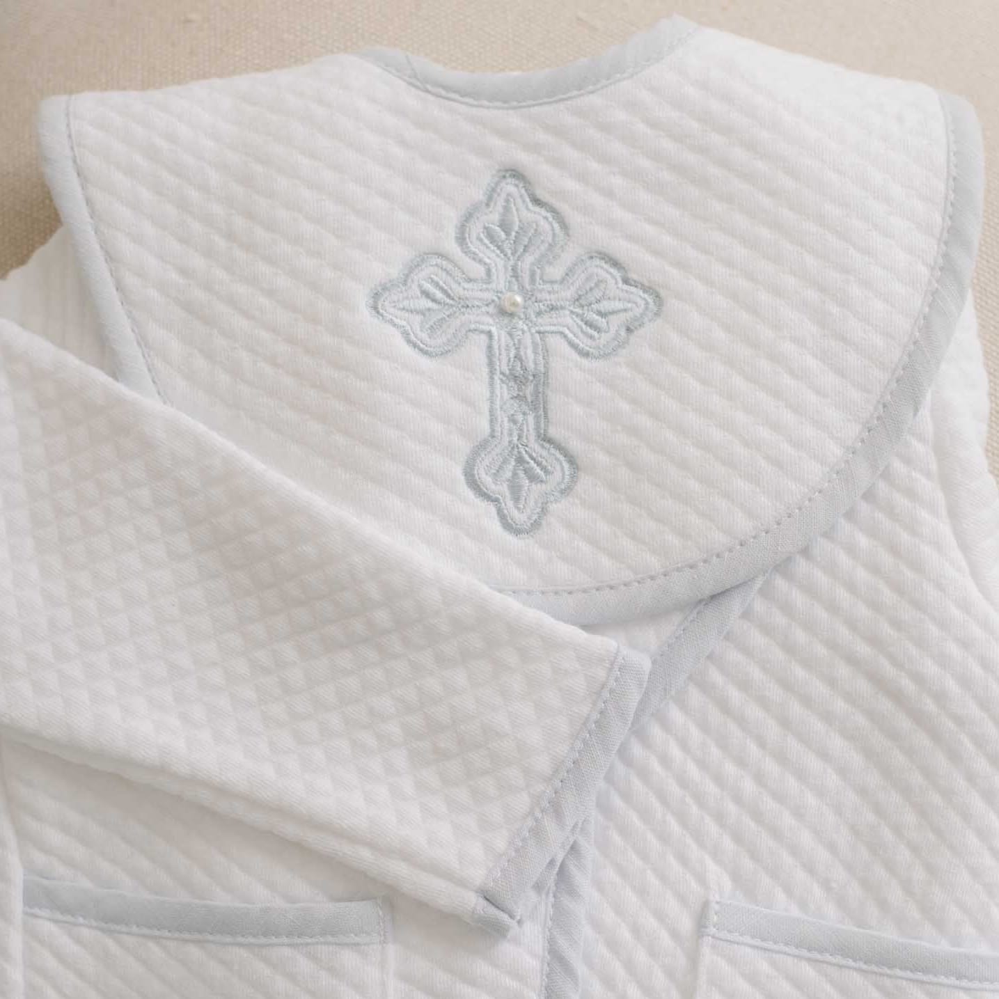 Harrison Christening Bib