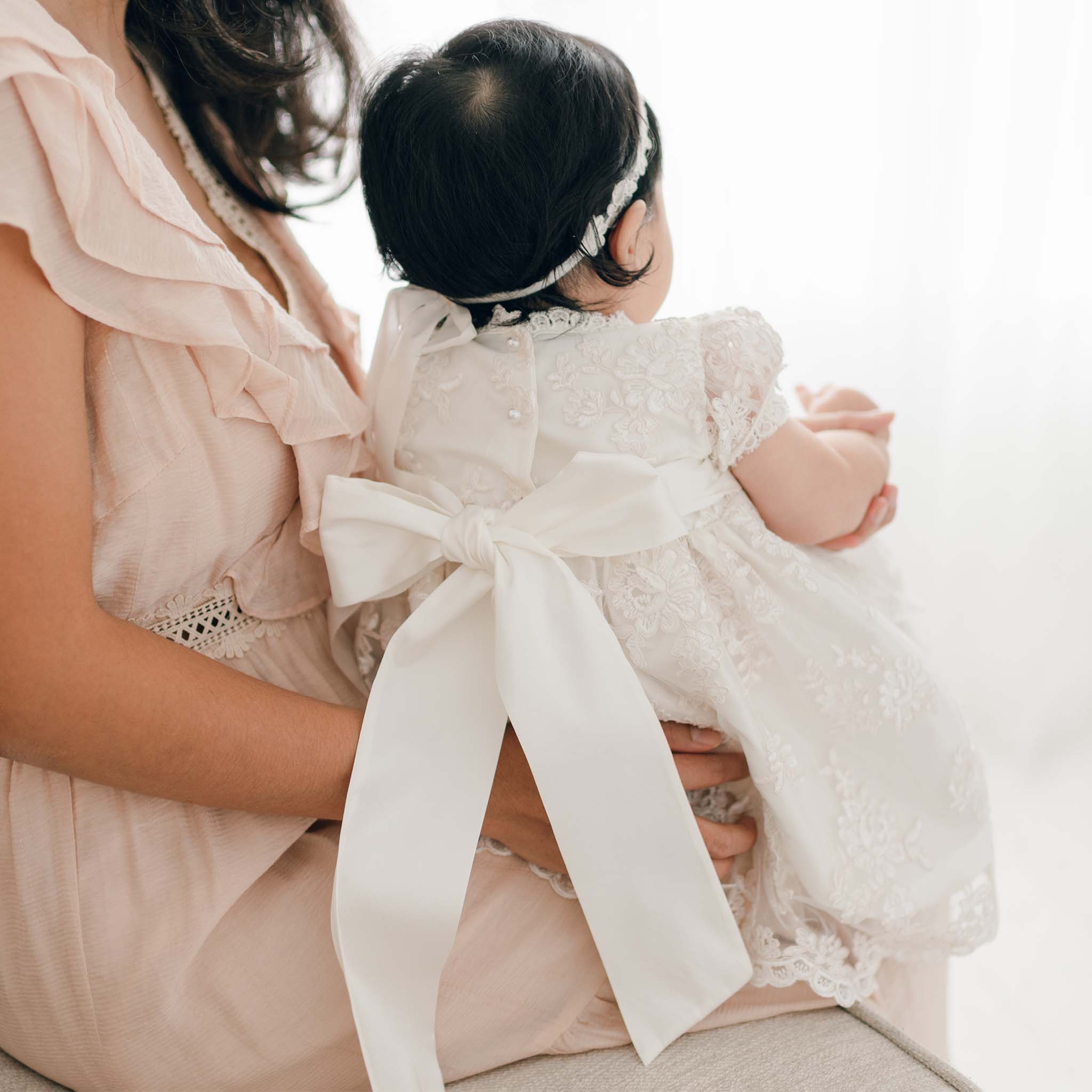 Silk Baptism Dress
