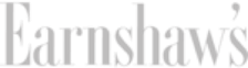 The image shows "Earnshaw's" written in a serif font with an apostrophe, in black text against a white background.