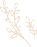 A simple illustration of a brown branch with leaves on a transparent background, featuring several leaves extending from the main stem.