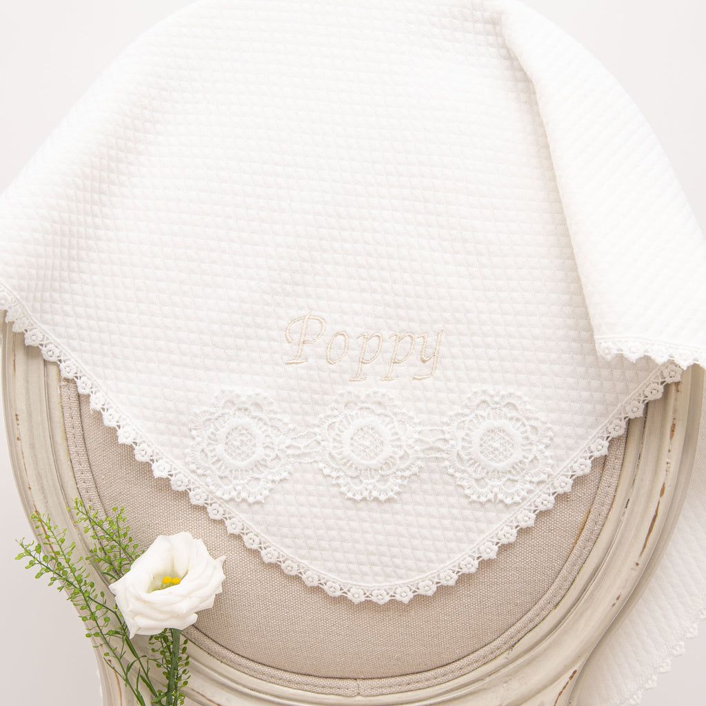 Personalized Christening Blanket