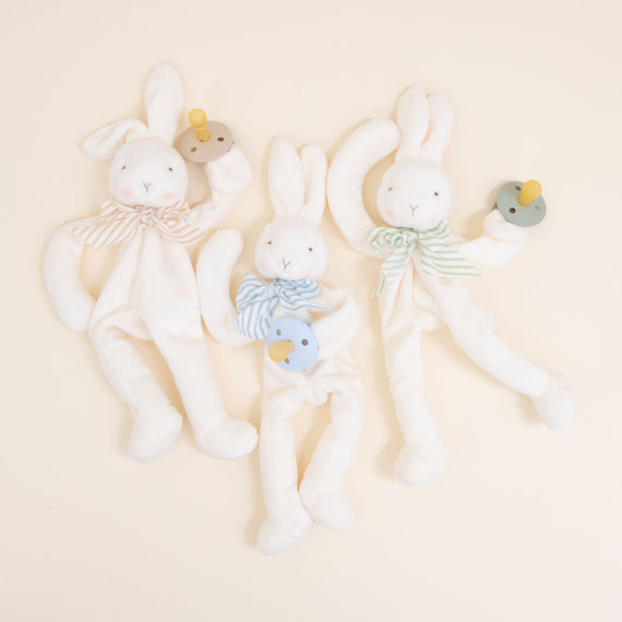 Theodore Bunny Buddy | Pacifier Holder