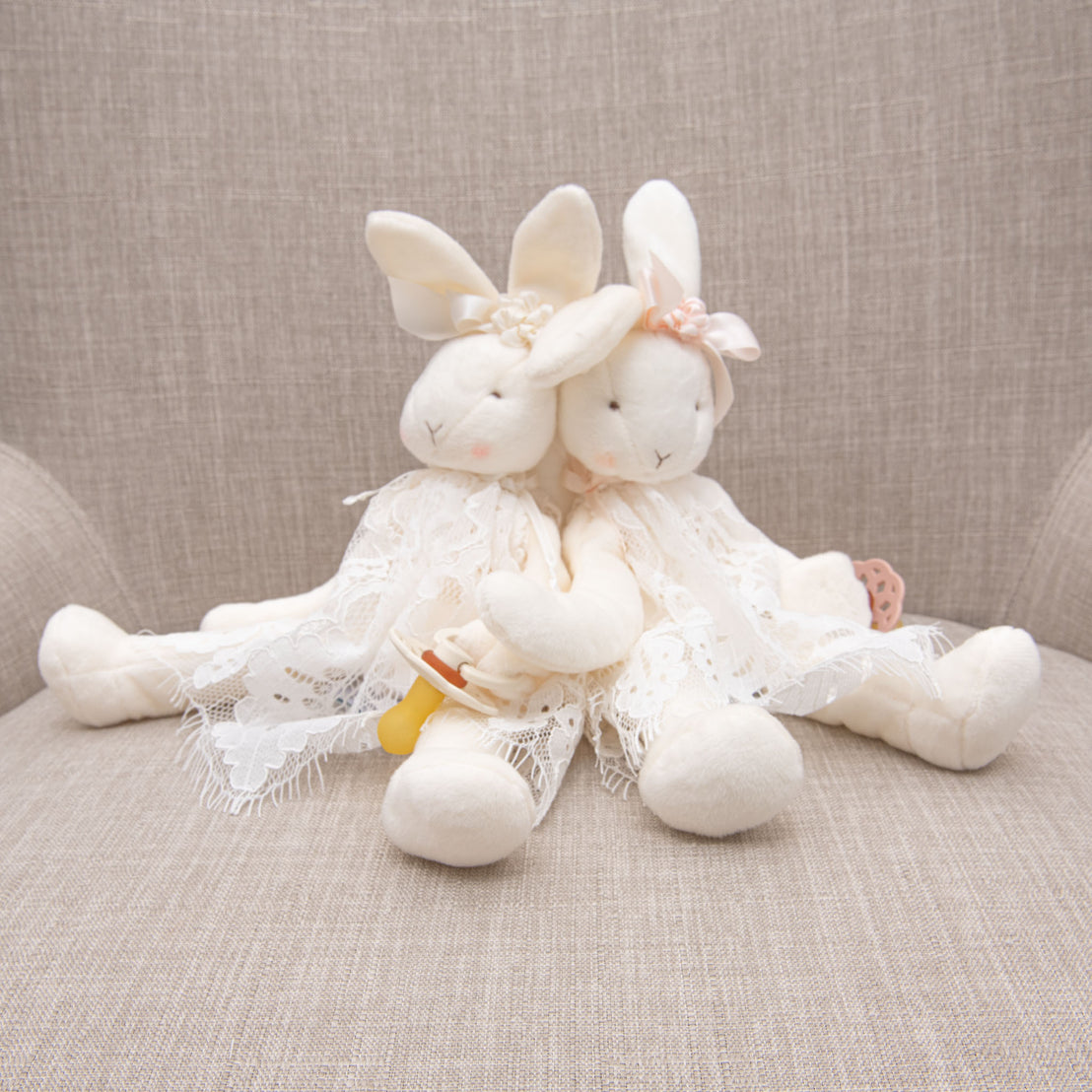 Victoria Silly Bunny Buddy | Pacifier Holder