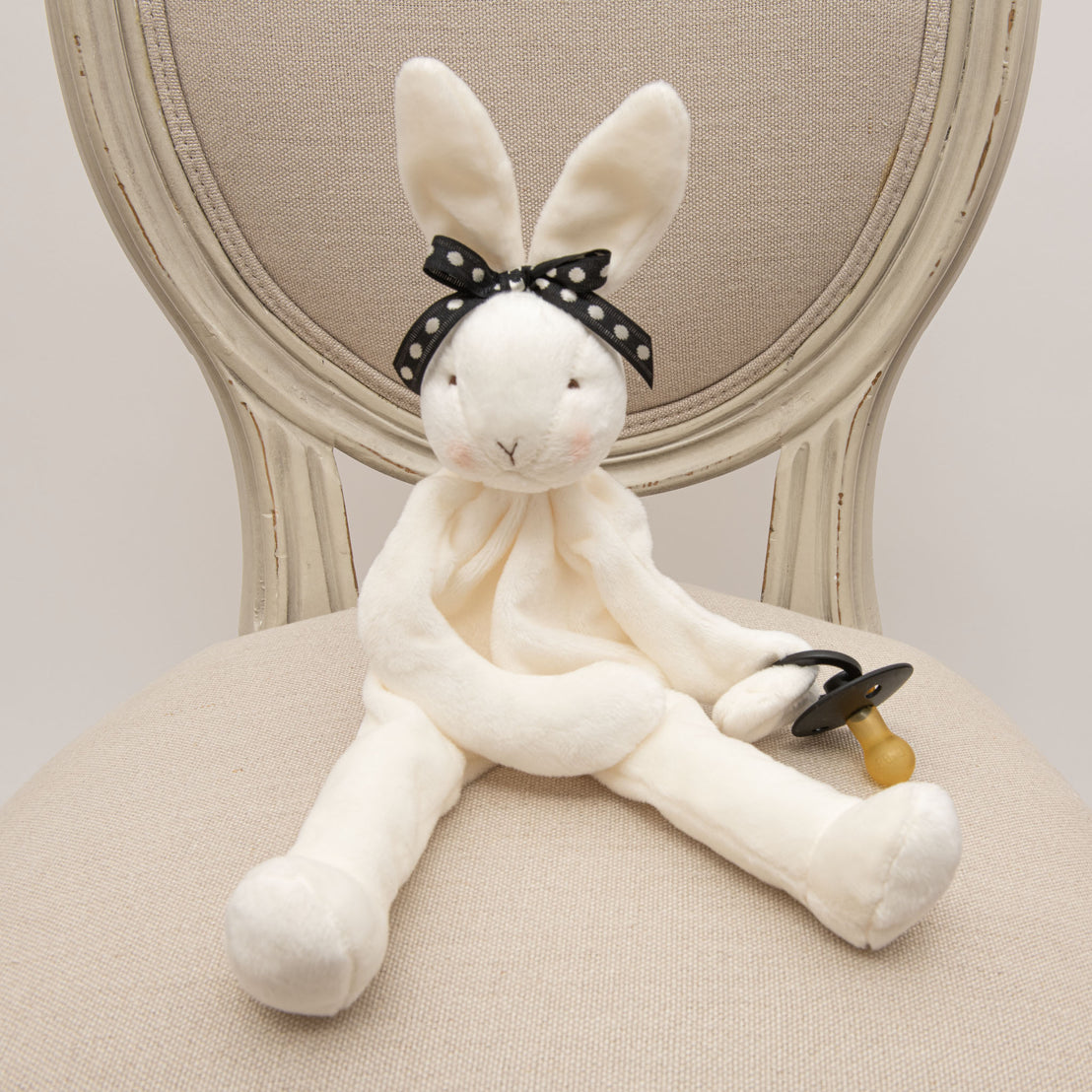 June Silly Bunny Buddy | Pacifier Holder