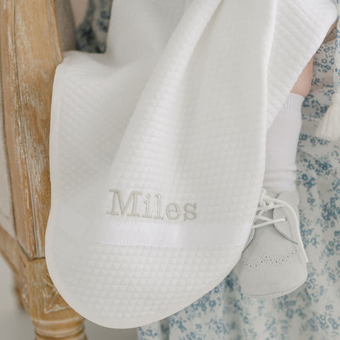 Boys Christening Blankets