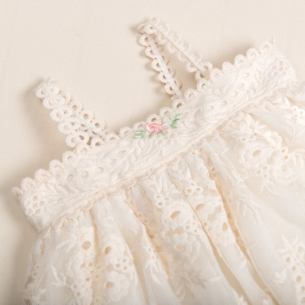 Clementine Christening Dress & Bloomers - Girls Christening Dress