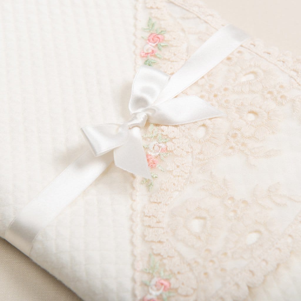 Clementine Receiving Blanket - Girls Blanket