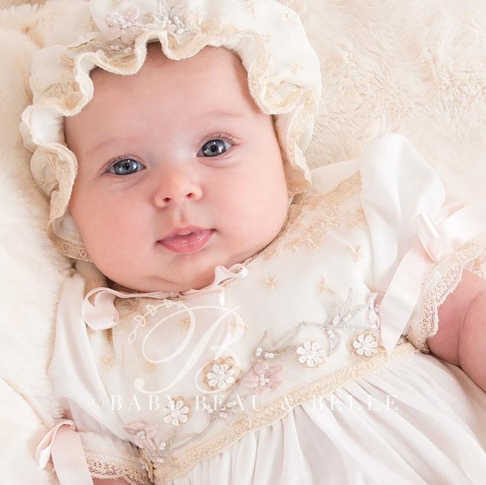 Jessica Newborn Gown - Girls Layette Gown
