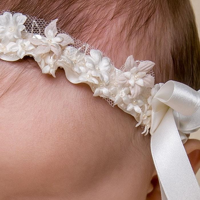 Leila Headband- Ivory - Girls Headband