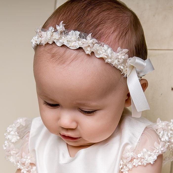 Leila Headband- Ivory - Girls Headband