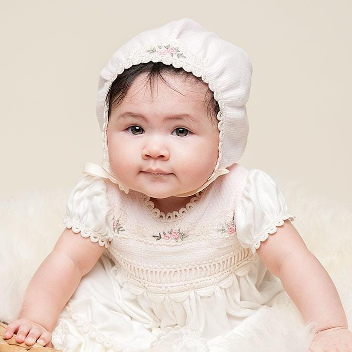 Natalie Fitted Bonnet - Girls Bonnet