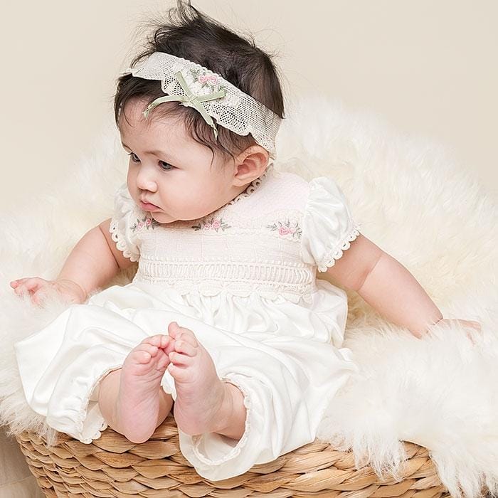 Natalie After Christening Headband - Girls Headband