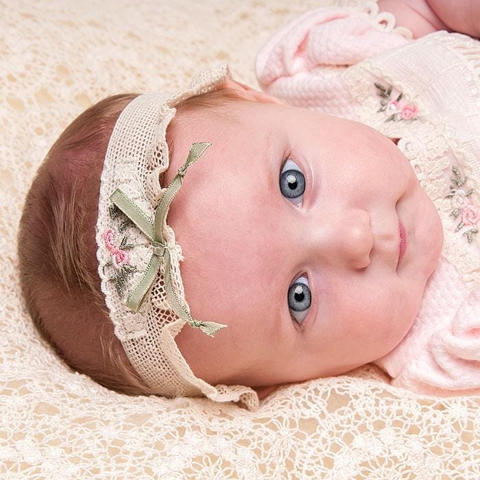 Natalie After Christening Headband - Girls Headband