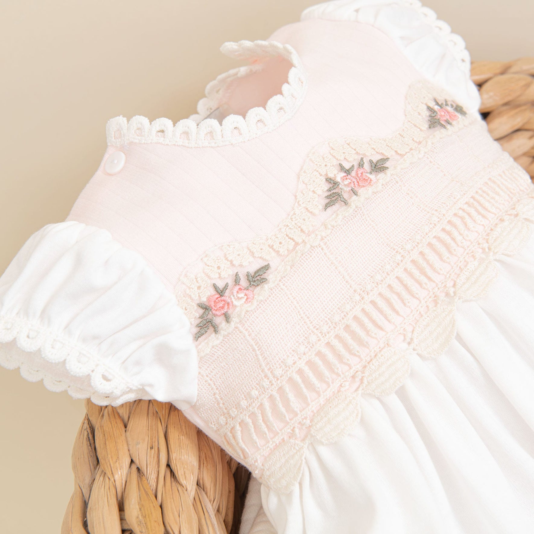 Natalie flat lay bodice detail