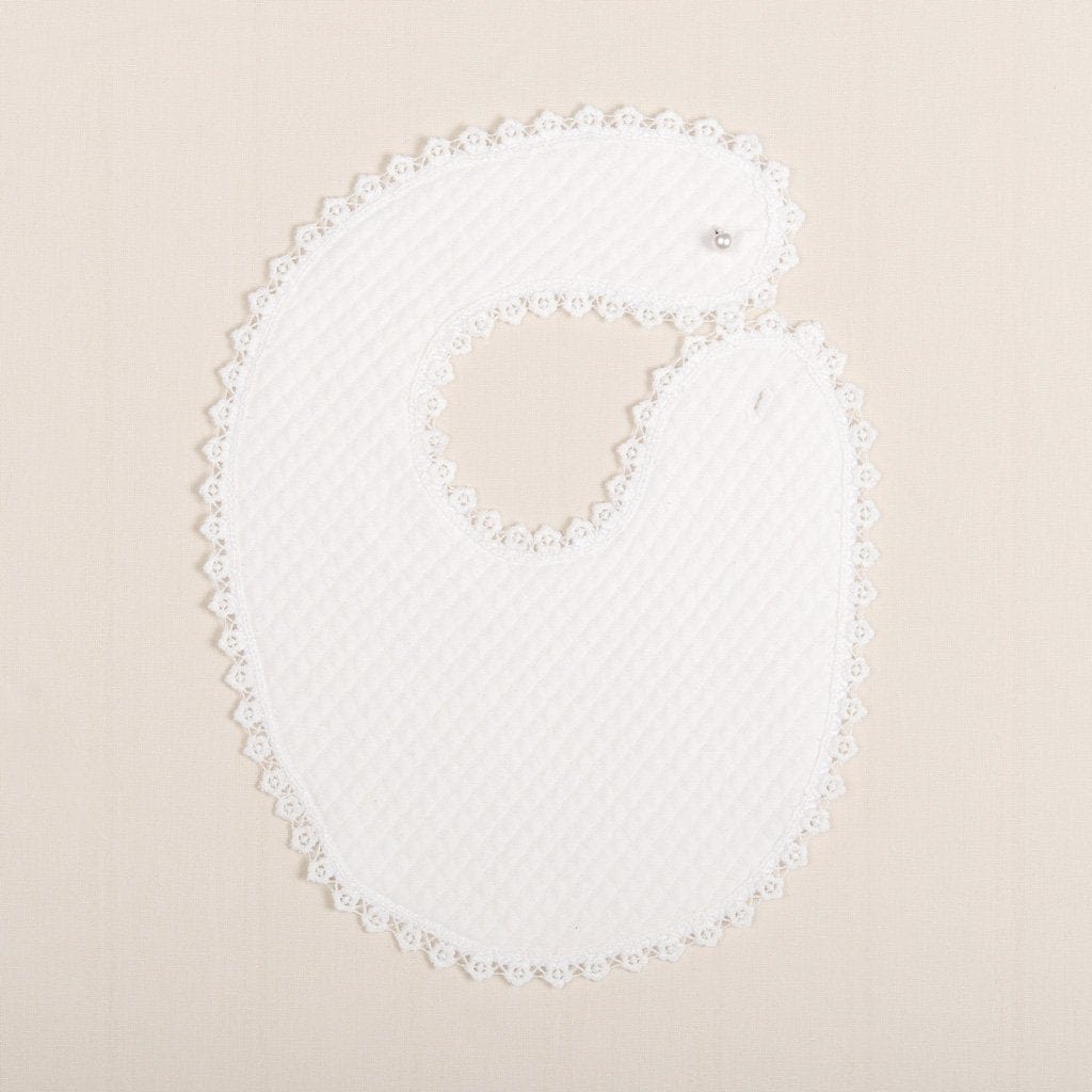 Poppy Christening Bib - 