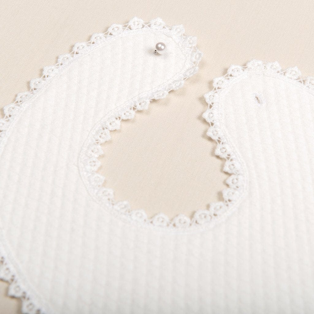 Poppy Christening Bib - 