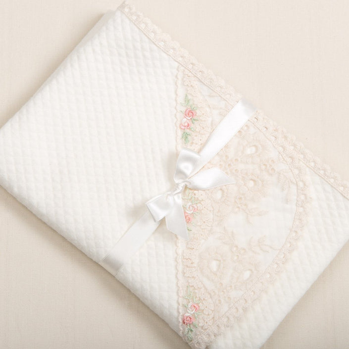 Clementine Receiving Blanket - Girls Blanket