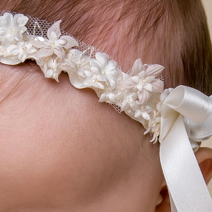 Leila Headband- Ivory - Girls Headband