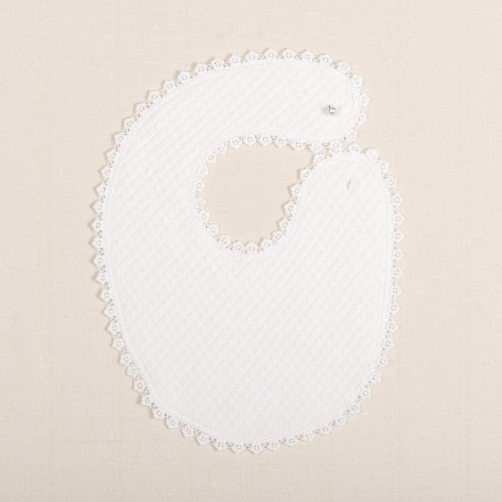 Poppy Christening Bib - 
